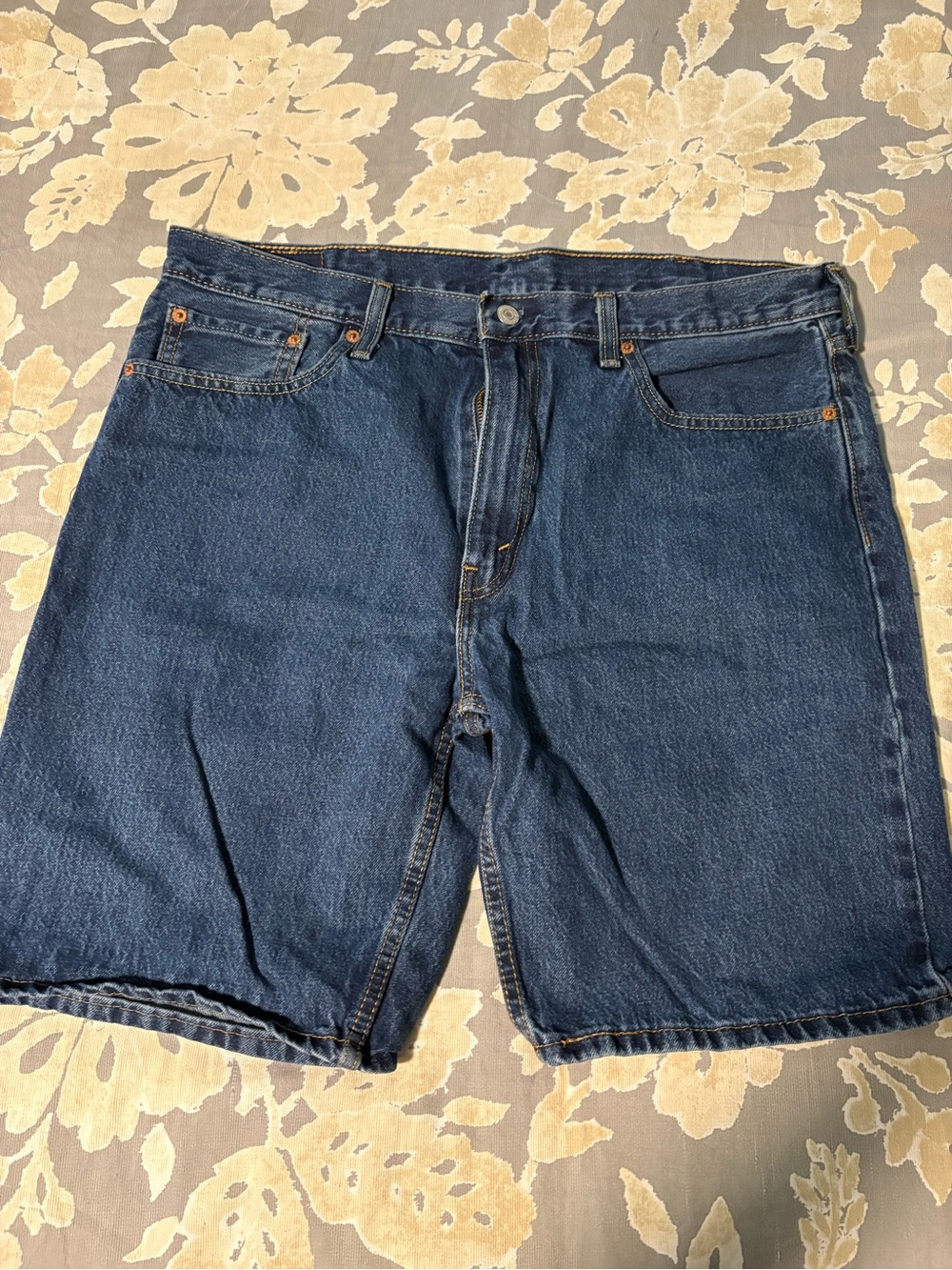 Levi's Men's Indigo Denim Cutoff Shorts